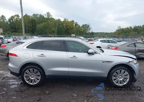2019 Jaguar F-Pace 25T Premium из США, поврежденный, VIN SADCJ2FX4KA612942